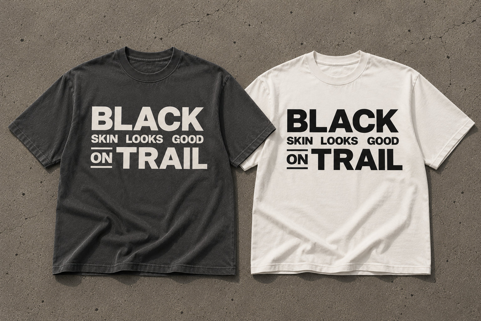 Black Skin Trail Tee