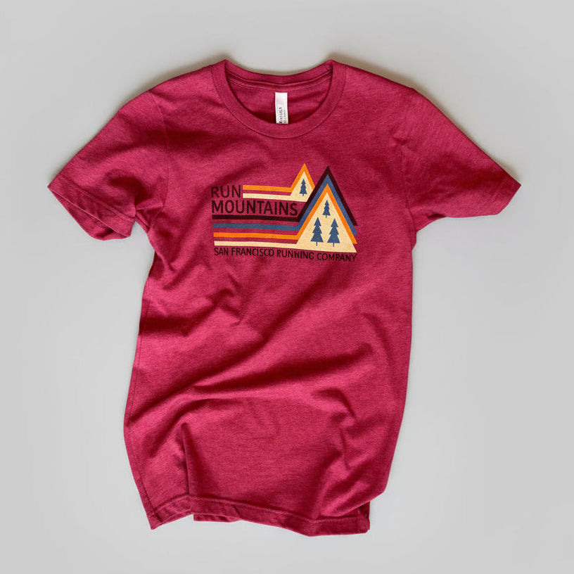 SFRC Run Mountains Classic Tee Red