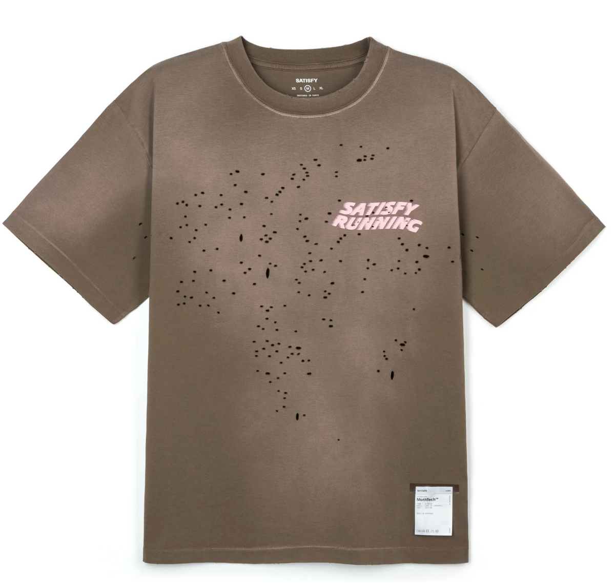 SATISFY MothTech T-Shirt - Sun Bleached Rain Drum Wave