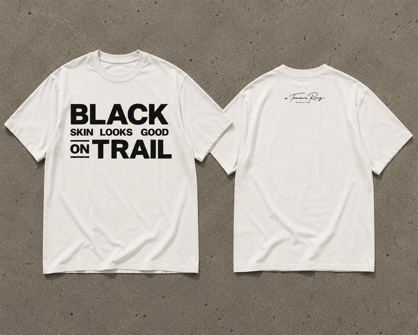 Black Skin Trail Tee